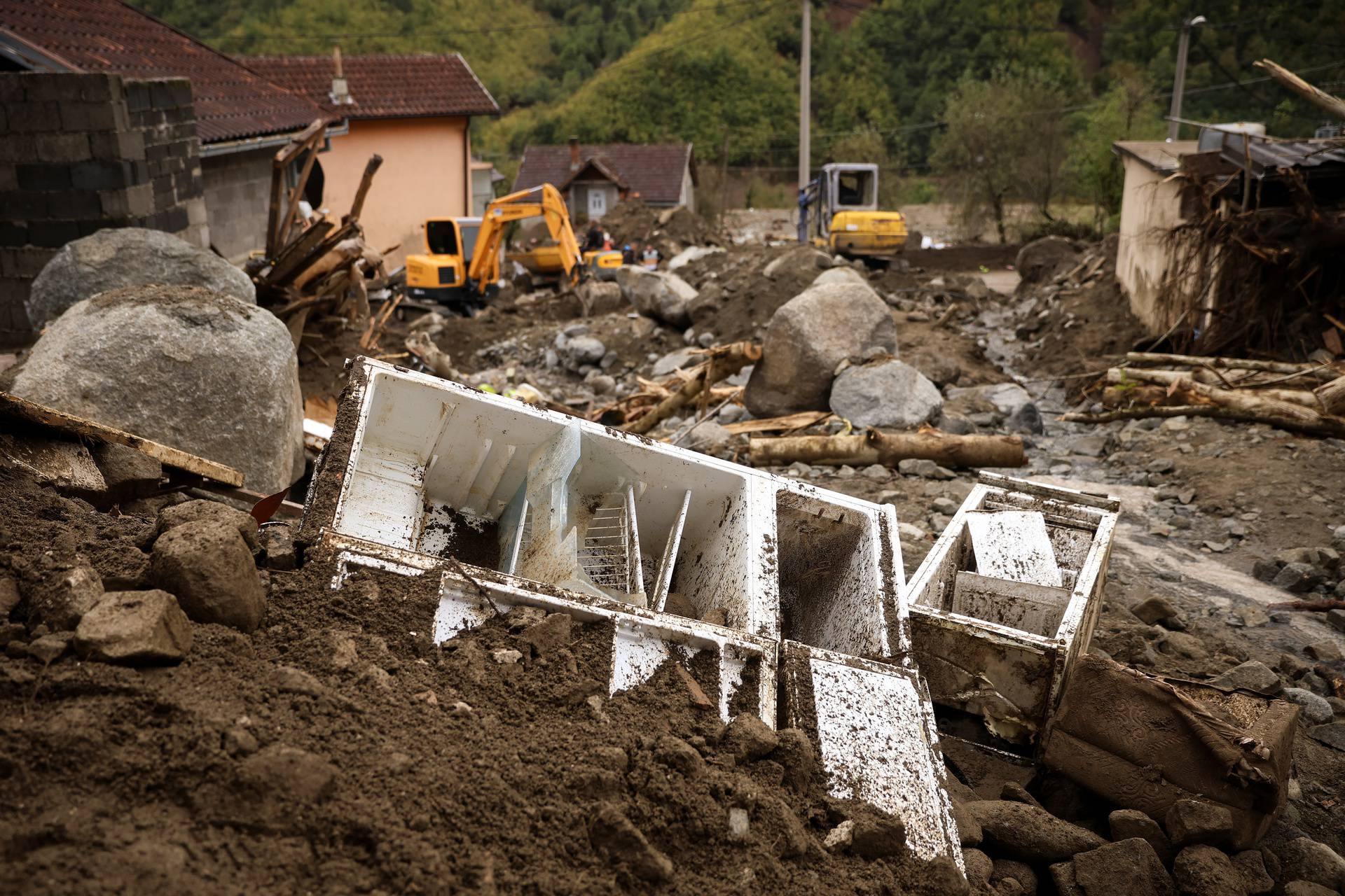 Posljedice poplava u selu Zlate