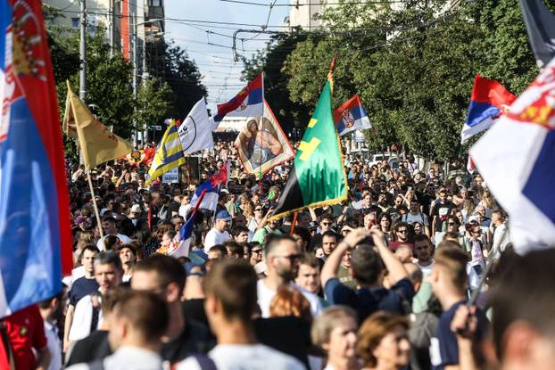 Beograd: Veliki studentski prosvjed Vidimo se na Vidovdan