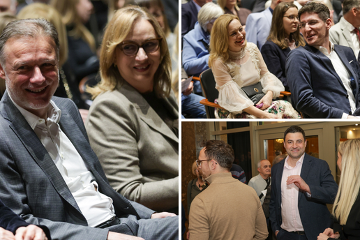 FOTO Politi&ccaron;ka krema s boljim polovicama na 'Papu&ccaron;arima', Lisinski odzvanjao smijehom