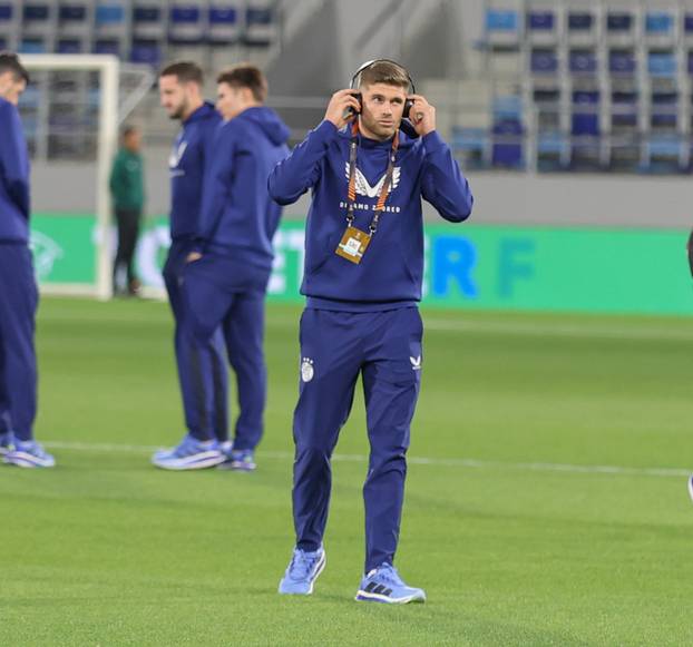 Bačka Topola: Nogometaši Dinama stigli na TSC Arenu uoči početka utakmice protiv Maccabi Tel-Aviva