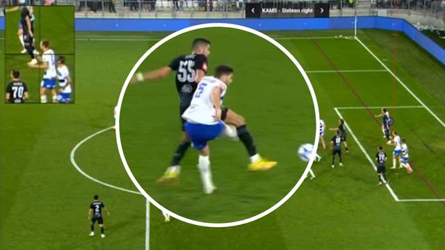 Iscurila VAR snimka penala za Dinamo u Osijeku. Zebec: Nije penal! Bebek: Čisti penal, brate