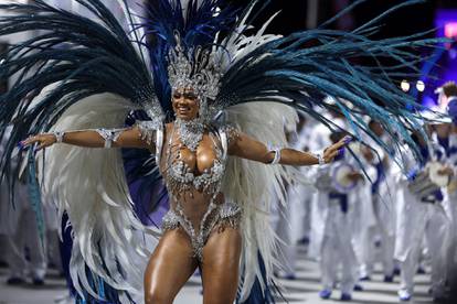 Carnival magic descends on Rio as second night of elite samba schools lights up the Sambadrome, in Rio de Janeiro