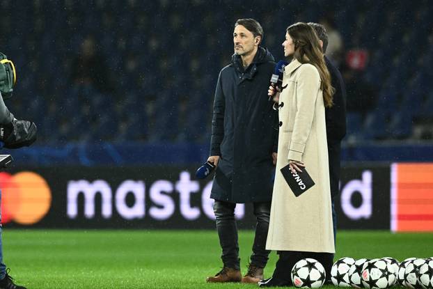 Susret Salzburga i Dinama u Ligi prvaka, Niko Kovač i Dario Šimić prije početka utakmice kao komentatori 