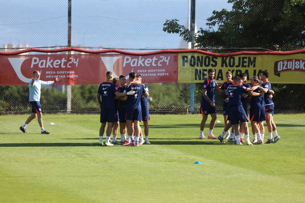 Rijeka: Nogometaši Hrvatske odradili trening na Rujevici