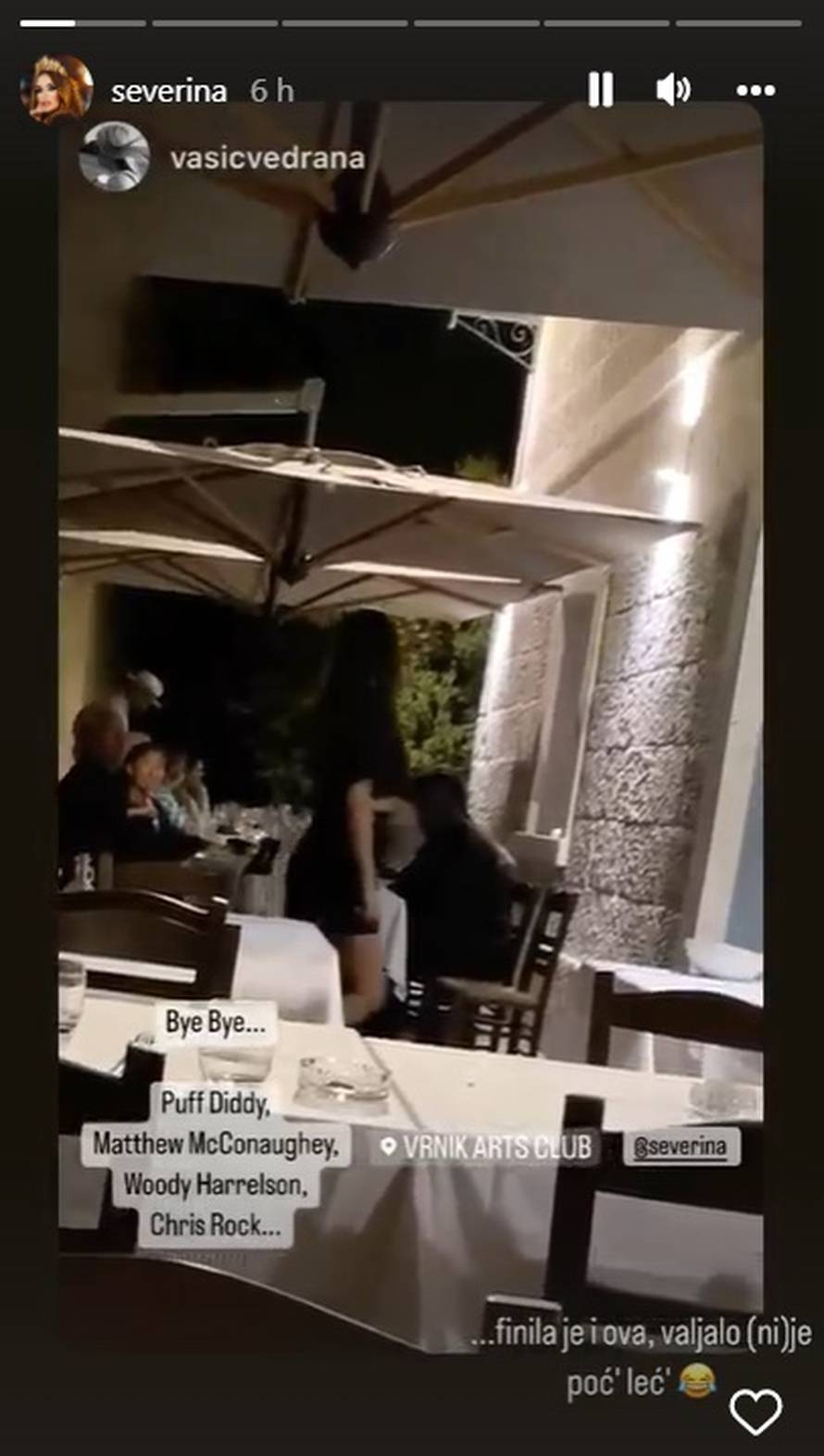Severina na večeri upoznala holivudske face, reper P. Diddy ju odmjerio od glave do pete...