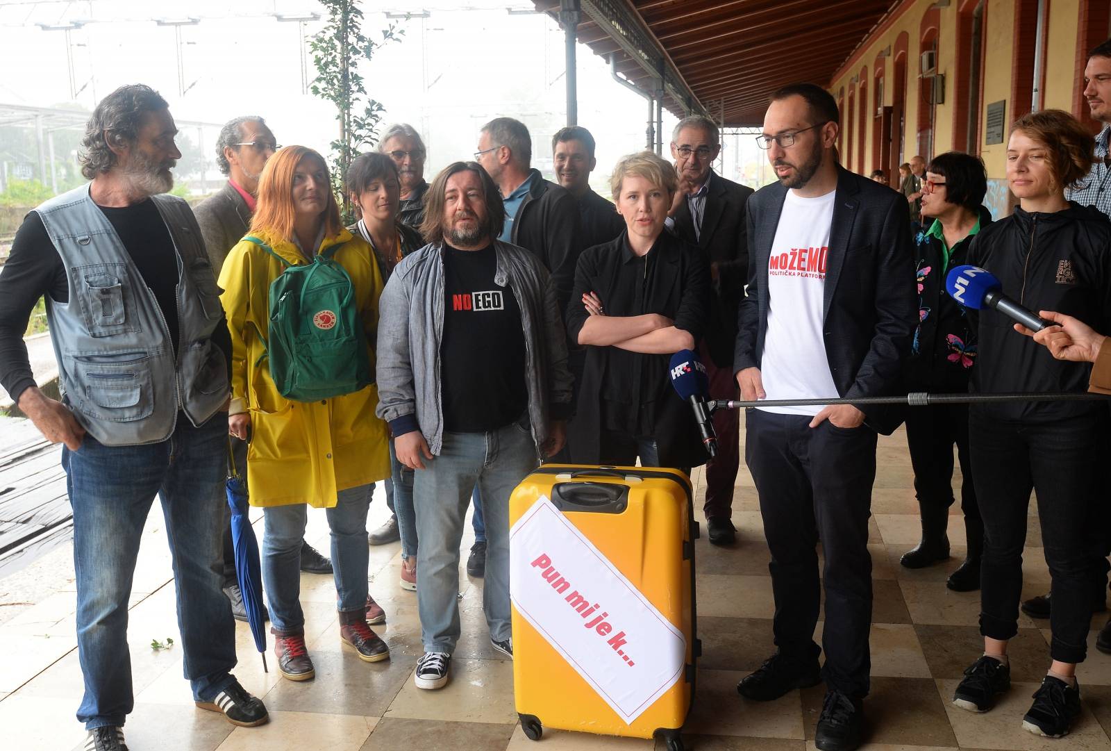 Zagreb: Konferencija za medije koalicije pod nazivom "Pun nam je kufer"