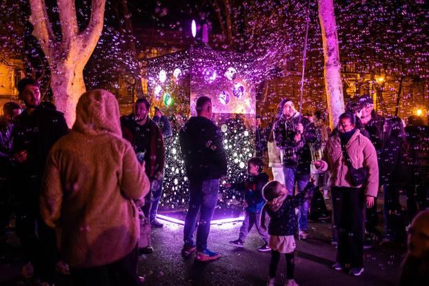 Zagreb: Festival svjetla na Zrinjevcu, Strossmayerovom trgu i Tomislavcu