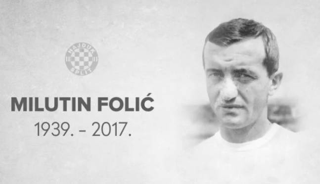 Nakon teške bolesti preminula legenda Hajduka Milutin Folić