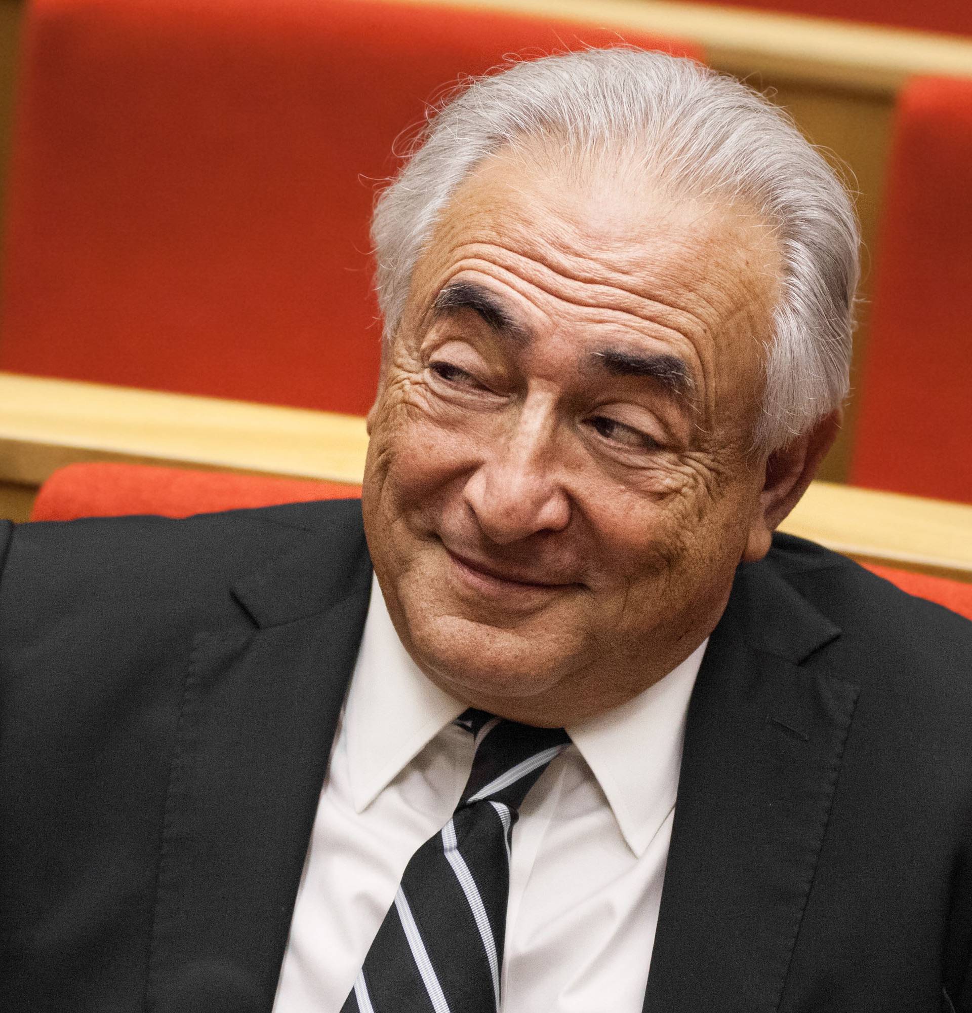 Dominique Strauss-Kahn aka DSK Attends Commission At The Senate - Paris
