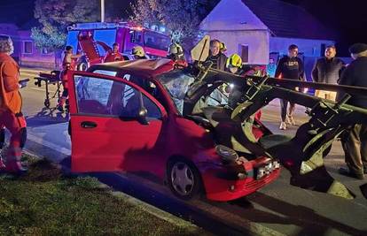 Kako je ovo preživio?  Plug mu prošao kroz staklo, pijani vozač iz Virja završio je u bolnici