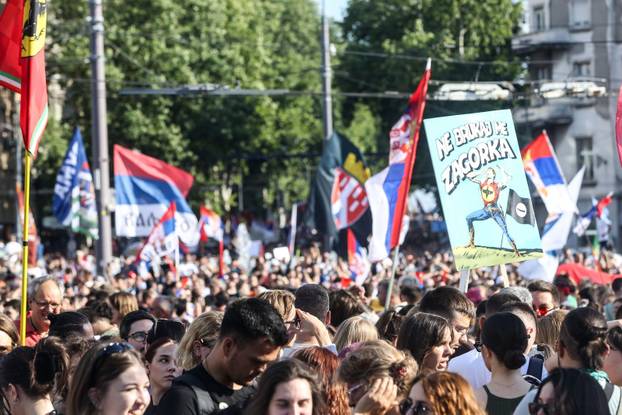 Beograd: Veliki studentski prosvjed Vidimo se na Vidovdan