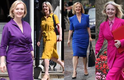 Stil britanske premijerke: Liz Truss uživa u jarkim tonovima, haljinama, odijelima i štiklama