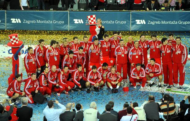 ARHIVA - Zagreb: SP 2009. Ceremonija dodjele medalja