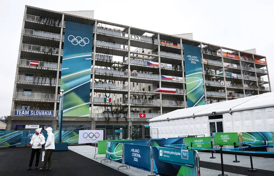 Milano Cortina 2026 Winter Olympics - Press Visit at the Olympic and Paralympic Athletes' Village
