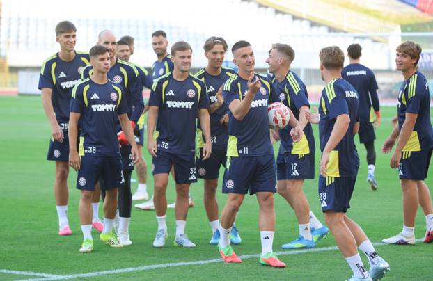 Split: Hajduk održao trening na Poljudu uoči sutrašnje utakmice