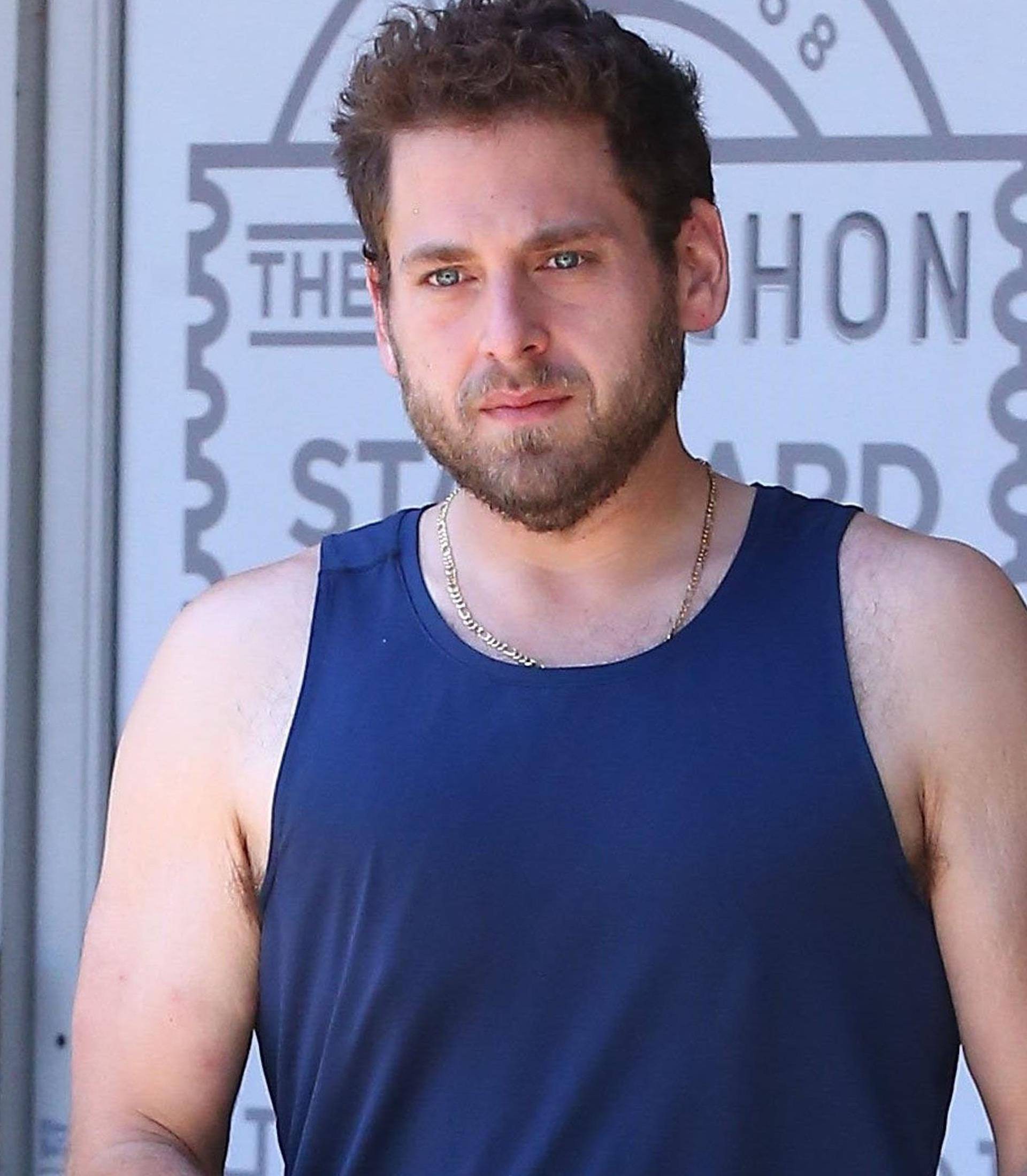 *EXCLUSIVE* Slimmed down Jonah Hill stops for a smoothie in Los Angeles