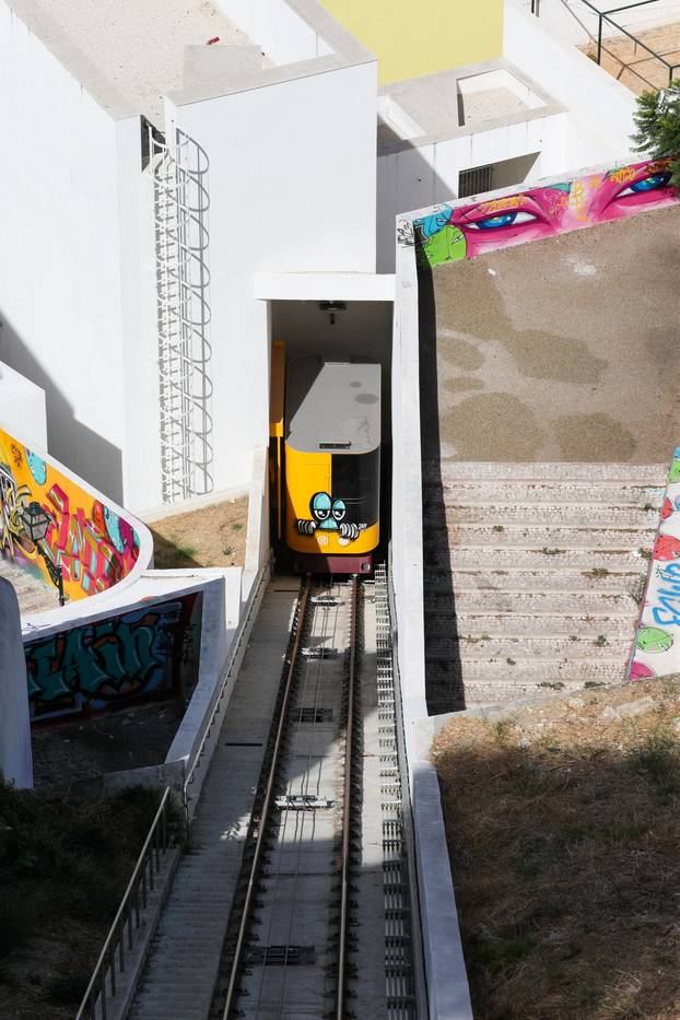 Aftermath of the Gloria Funicular accident in Lisbon