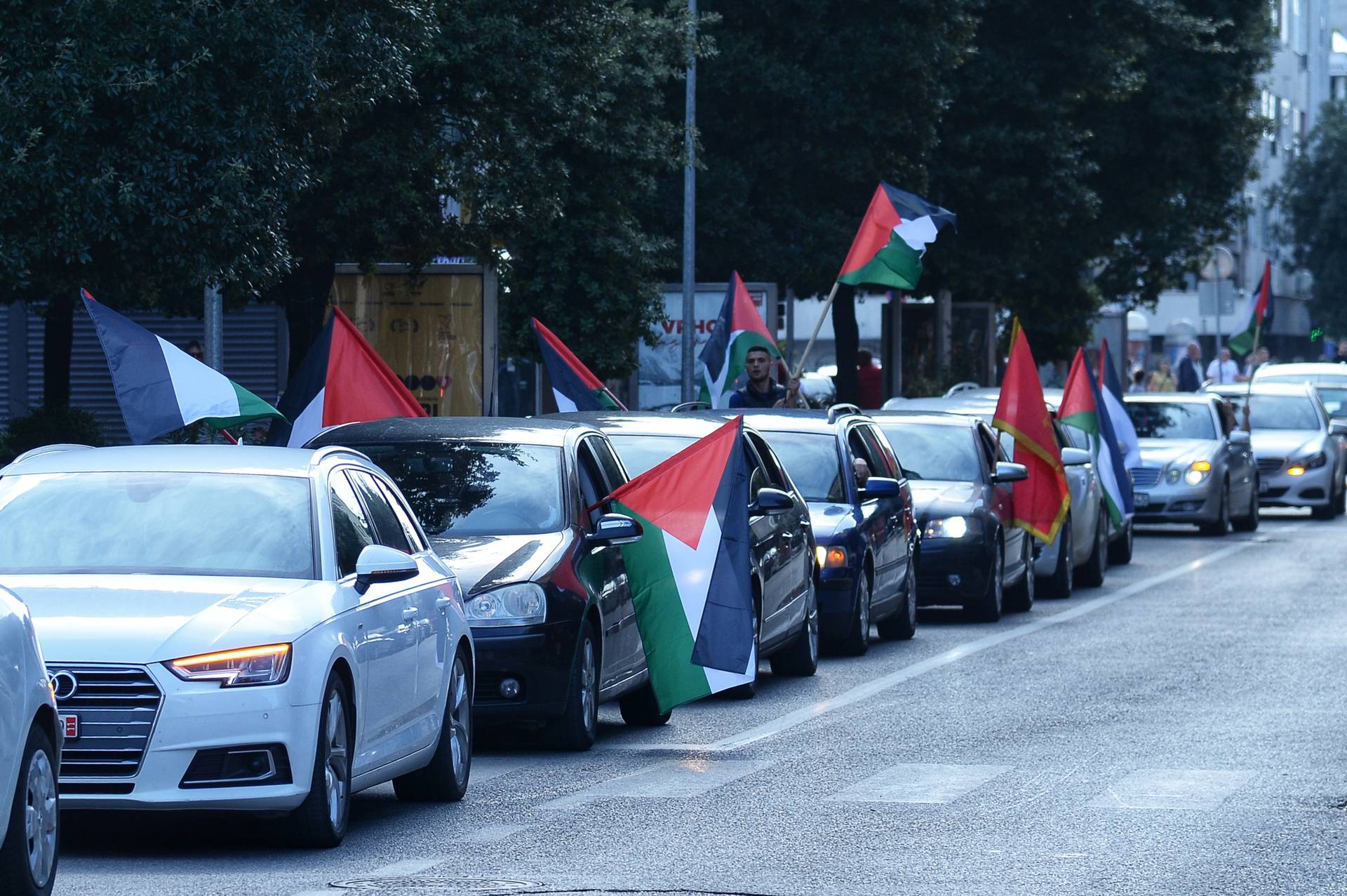 Podgorica: Održan prosvjed podrške Palestini