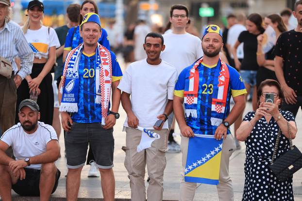 Zagreb: Praćenje utakmice između BiH i Švicarske