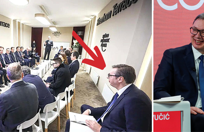 Vučić objasnio zašto je u Davosu sjedio sam: Nisam jadnik. Molili su me da sjednem u prvi red