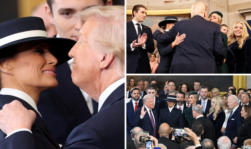 Trumpa prvo 'stisnuo' Biden, izljubila ga k&cacute;i Ivanka, a tek onda je potap&scaron;ao suprugu...