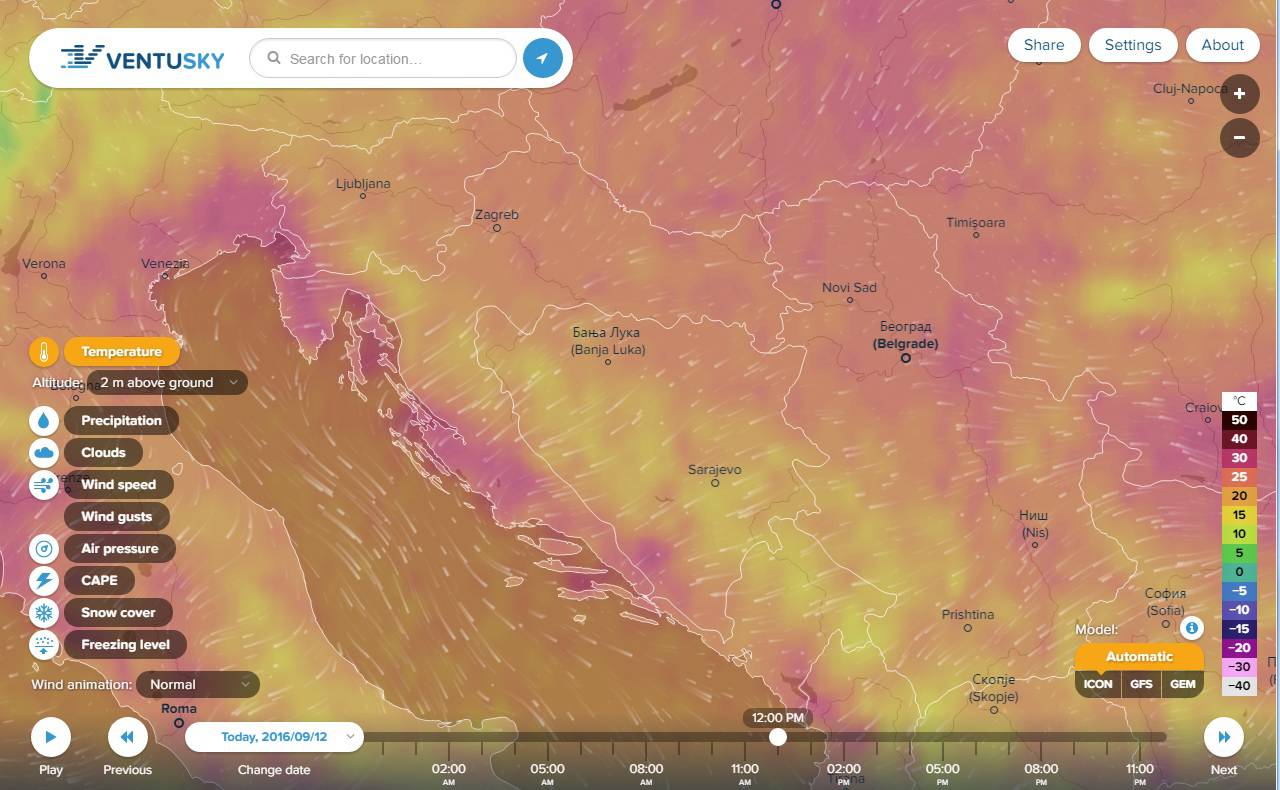 Prekrasna interaktivna karta svijeta uživo prikazuje vrijeme