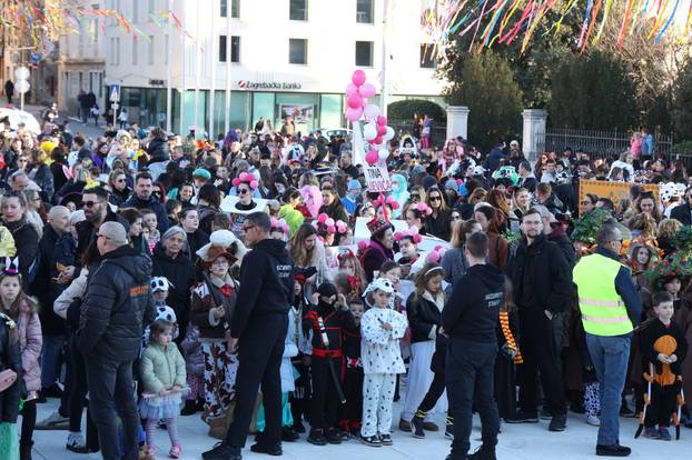 Šibenik: Maškarana povorka Šibenskog krnjevala 2026. prošetala je gradom sa 300 Dalmatinera