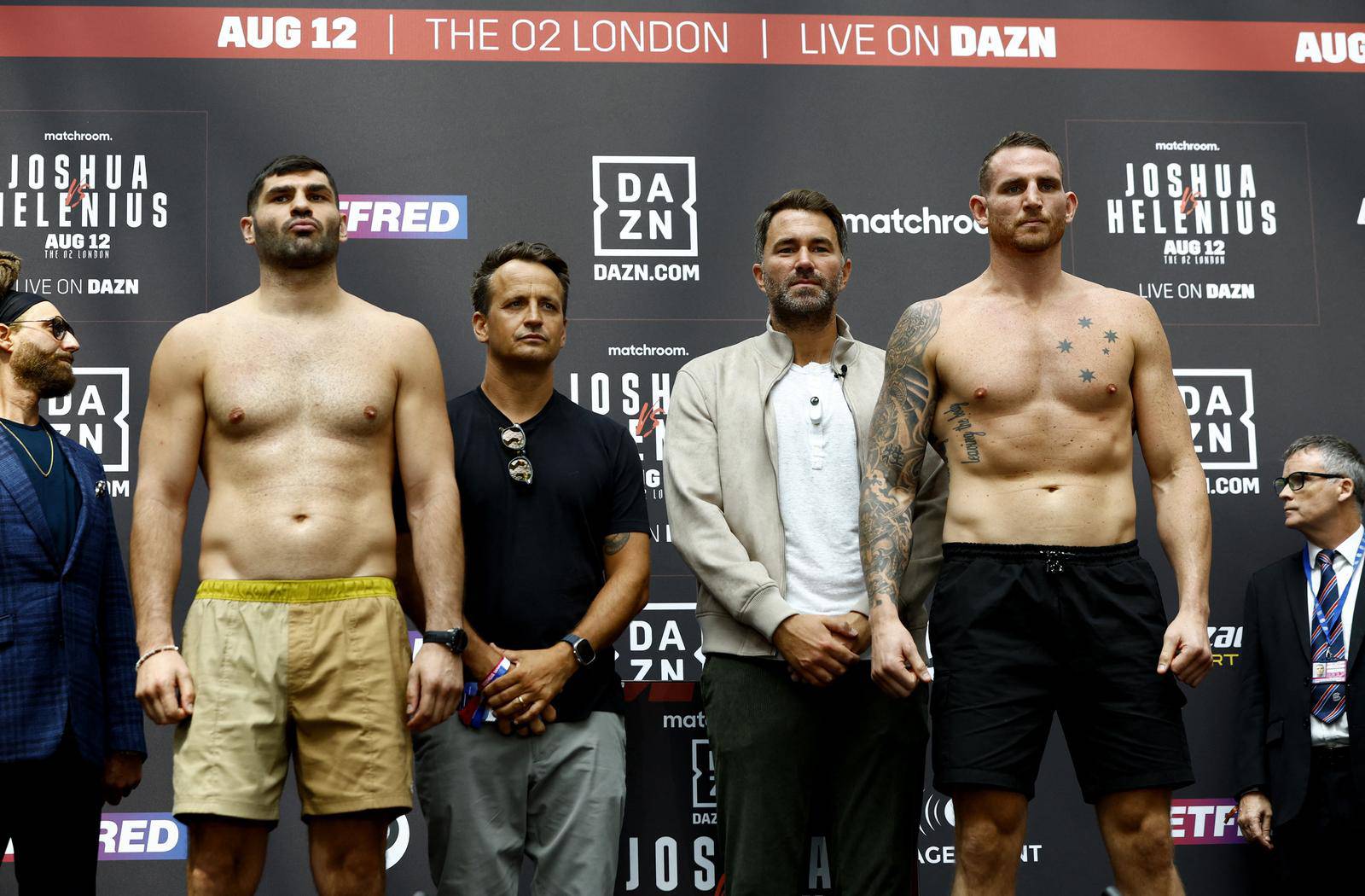 Anthony Joshua v Robert Helenius Weigh-In