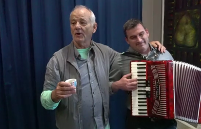 Bill Murray probao slovenske delicije i pjevao uz harmoniku