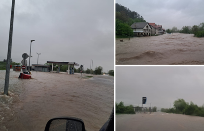 VIDEO Pogledajte bujicu u Gračacu: 'Sve ceste su pod vodom, evakuiramo stanovnike'