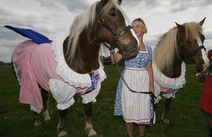 U Bavarskoj čak i konji nose tradicionalne drindlice
