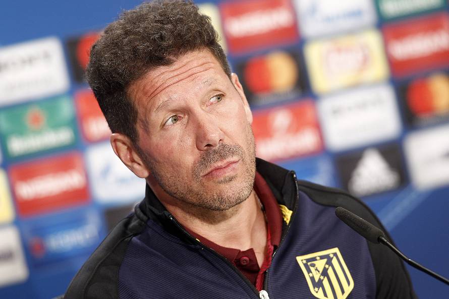 ATLETICO DE MADRID PRESS CONFERENCE.