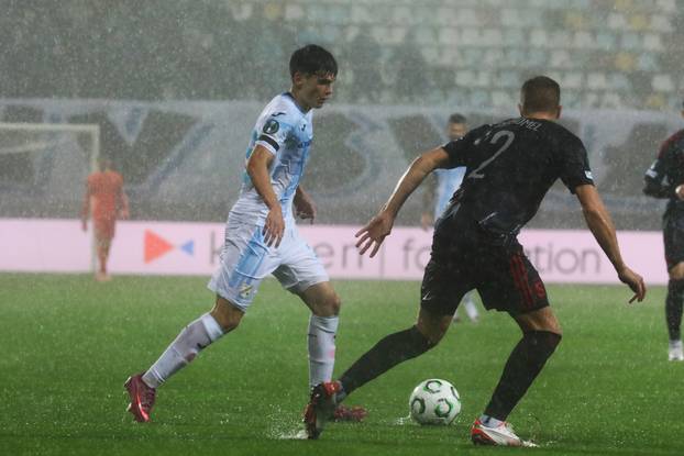 Utakmica između Rijeke i Sparte Prag u Konferencijskoj ligi prekinuta zbog kiše
