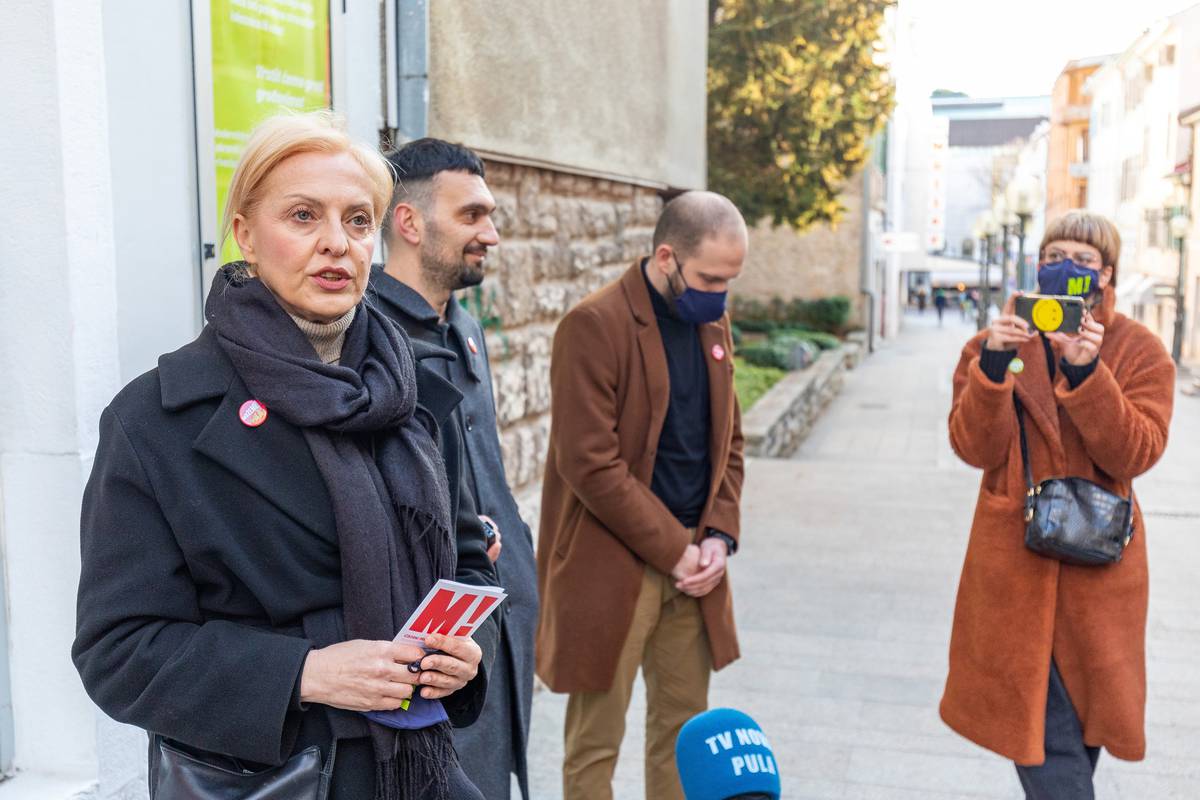 Aktivistica Dušica Radojčić iz Možemo! kandidatkinja je za pulsku gradonačelnicu