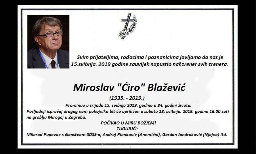 Ćiri su napravili osmrtnicu: 'Za neke sam umro, ali još sam živ'