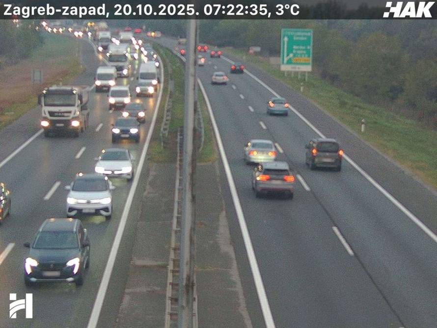 FOTO Nesreća na A3, kaos na prilazu Zagrebu. Sve se crveni