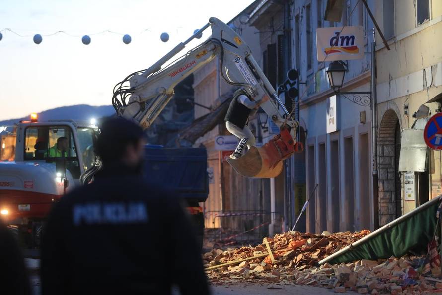 Posljedice razornog potresa u Petrinji i okolici