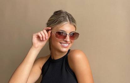 Velike sunčane naočale s tonom smeđe: Elegantne i vrlo 'light'