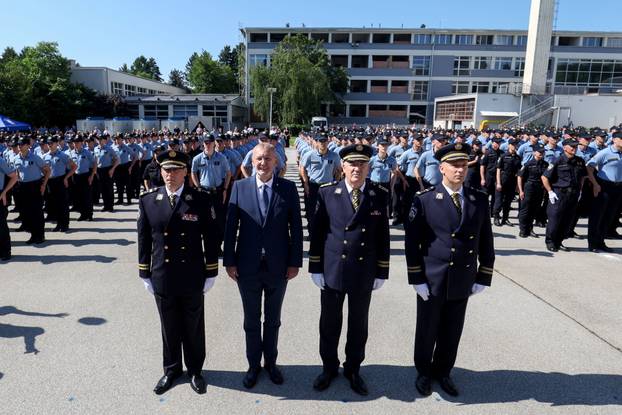 Zagreb: Svečanost povodom završetka školovanja učenika 4. razreda Policijske škole Josip Jović