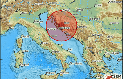 Potres uznemirio građane u Šibeniku: 'Nije bilo ugodno, zagrmjelo, ali je dobro zatreslo'