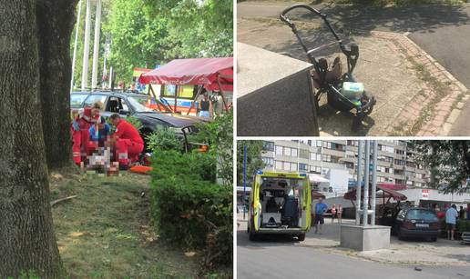 Kombi udario u auto: Naletjeli na majku i tromjesečnu bebu