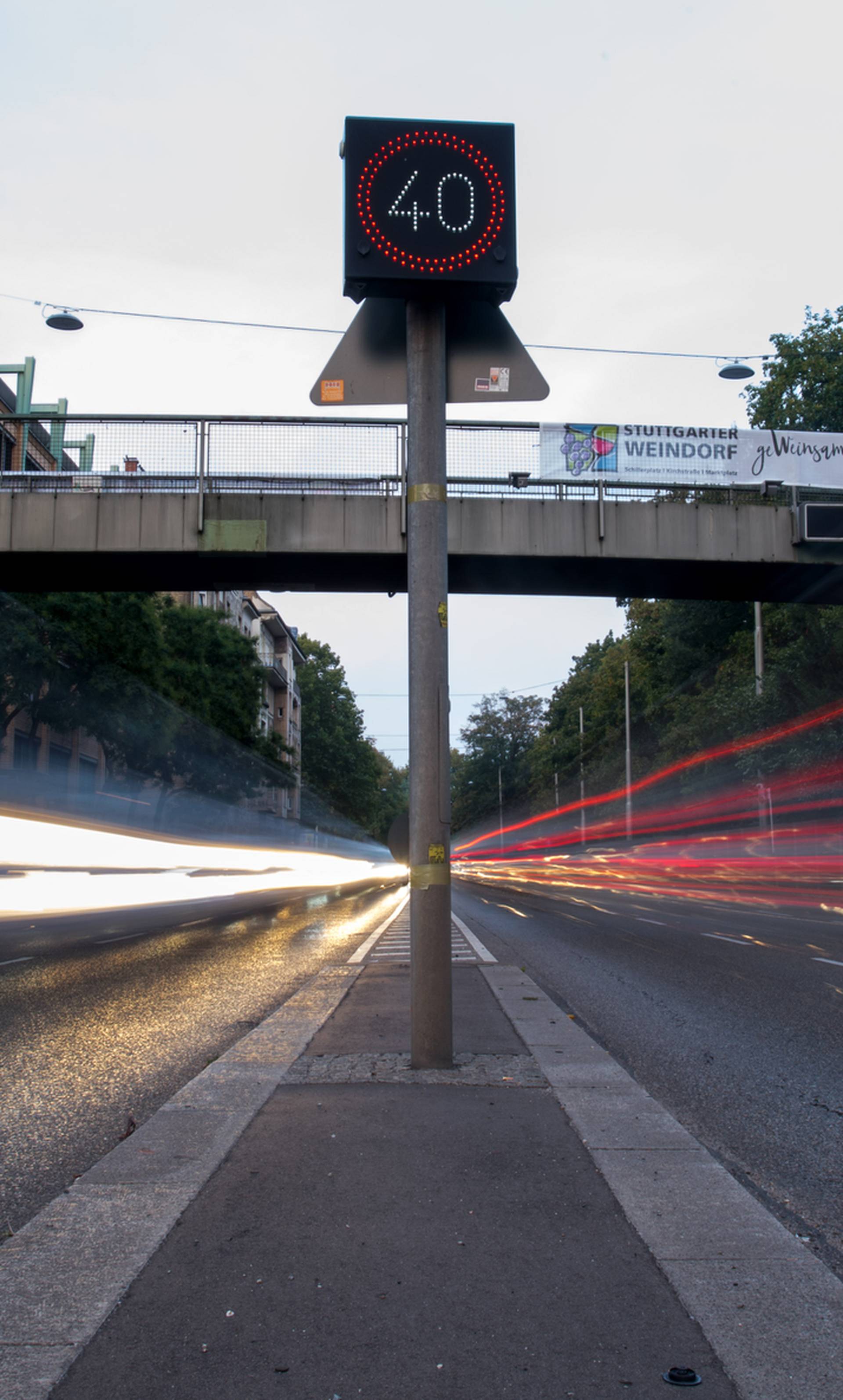 Speed 40 at Stuttgart's Neckartor