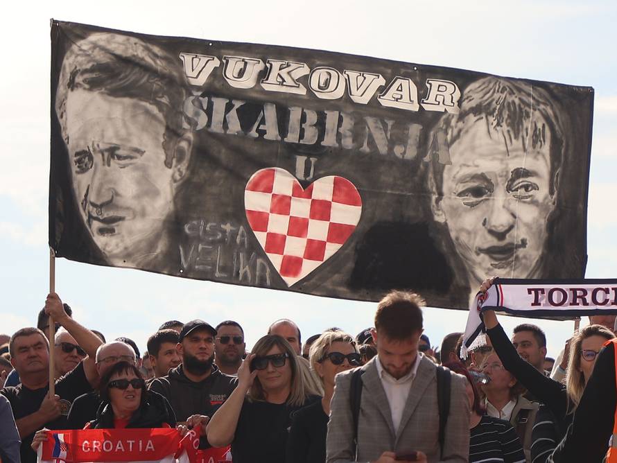 Split: Torcida na Rivi održala prosvjed