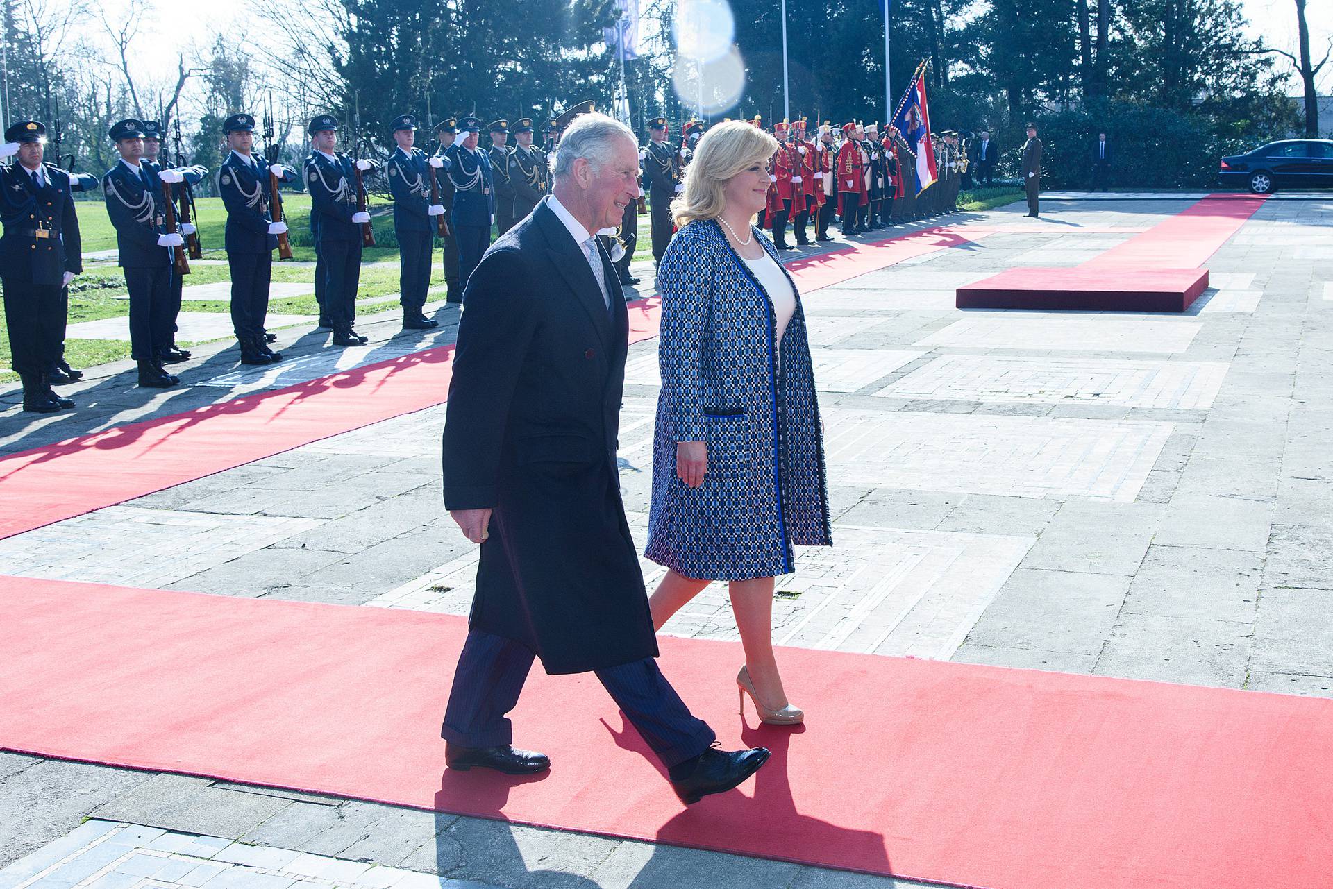 Zagreb: Sve?ani do?ek princa od Walesa i vojvotkinje od Cornwalla u Uredu predsjednice