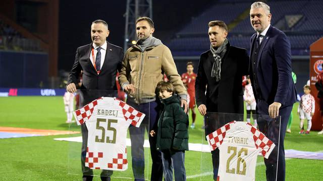 Zagreb: Milan Badelj i Josip Pivarić dobili su priznanje HNS-a uoči susreta Hrvatske i Armenije