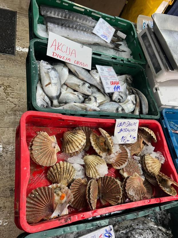 FOTO Građani šokirani! Za kilu janjetine 20 eura, rajčice po 7, a orada na Dolcu čak 28 eura