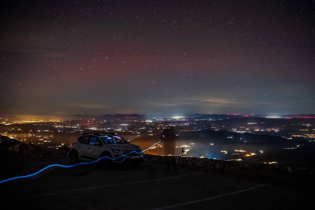 Aurora Borealis promatrana s vrha Biokova Sv. Jure 