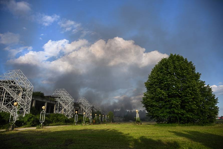 Zagreb: Buknuo požar kod sveučilišne bolnice 