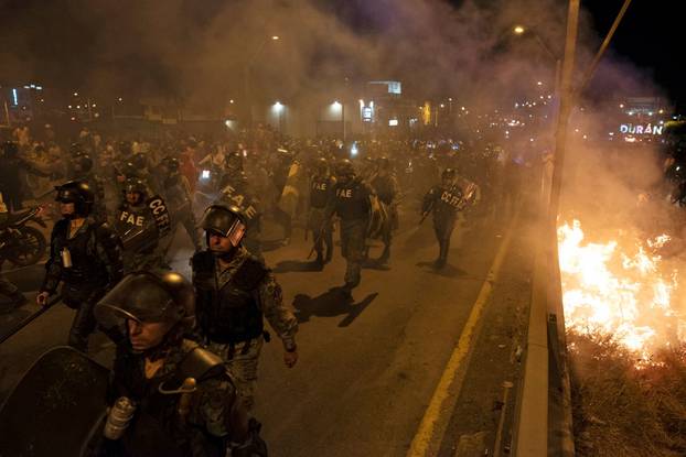 Protests against Ecuador