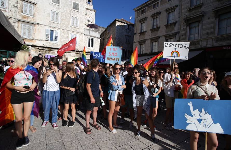 Nije bilo incidenata: Održan je osmi po redu "Split Pride"